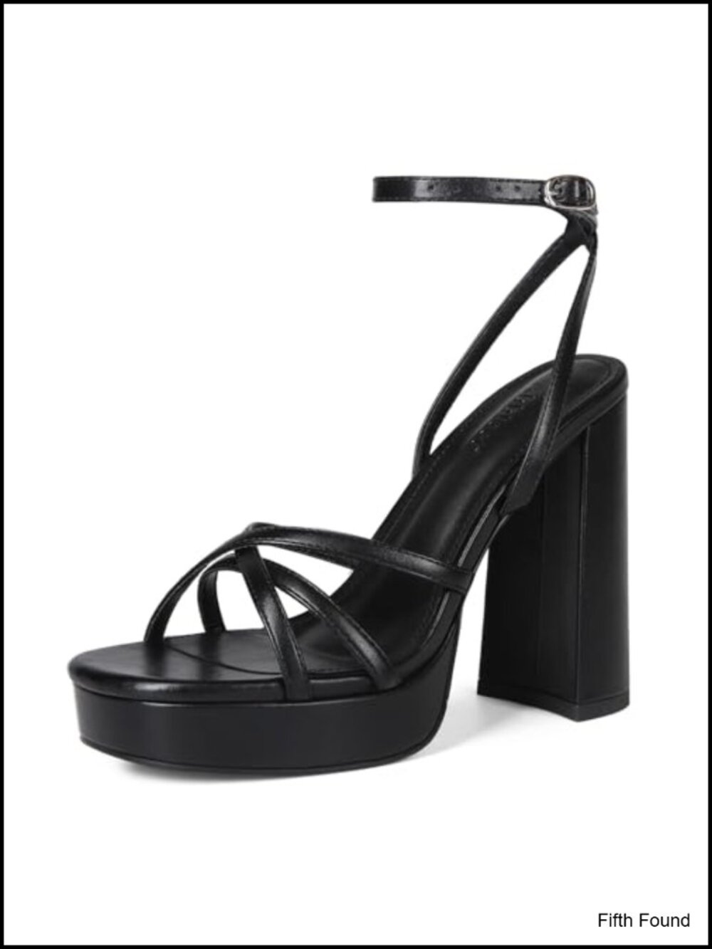 Strappy Chunky Platform Heels Women Lace-Up Open Toe High Heel